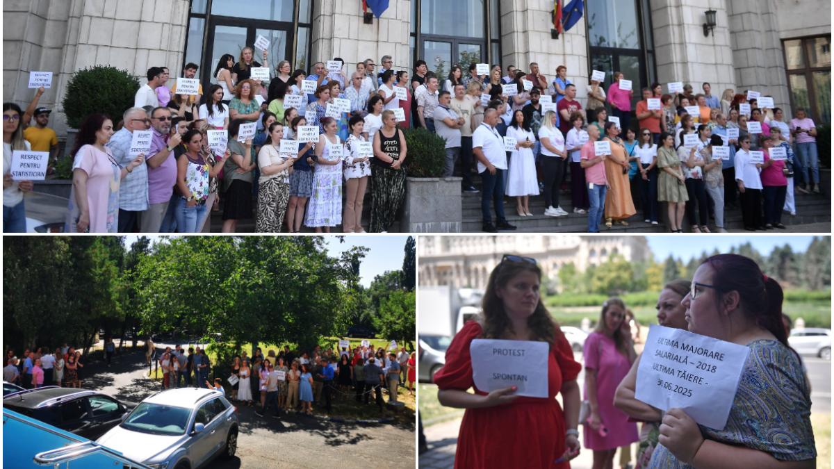bugetarii ameninta ca blocheaza tara angajatii anaf refuza sa mai lucreze proteste spontane la ins mediu si primaria capitalei
