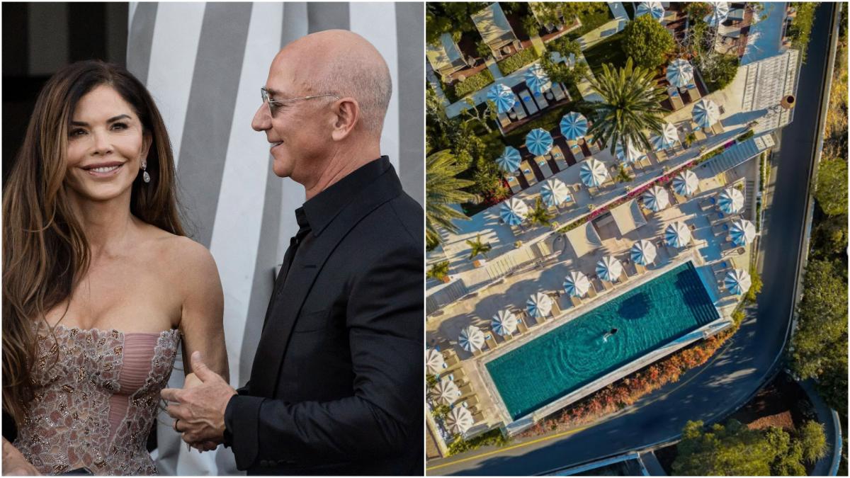jeff bezos si lauren sanchez isi petrec luna de miere tot in italia cum arata hotelul in care sunt cazati video