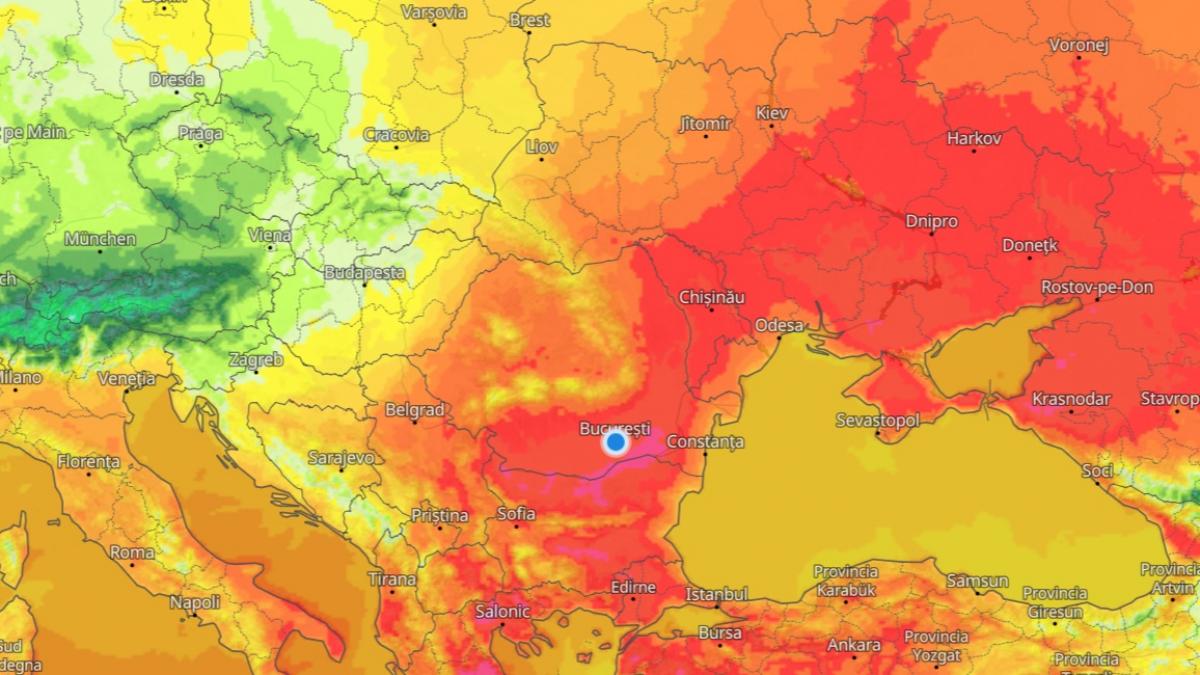 cupola de foc asupra romaniei bucurestenii au primit ro alert de canicula e cod rosu in capitala si 14 judete