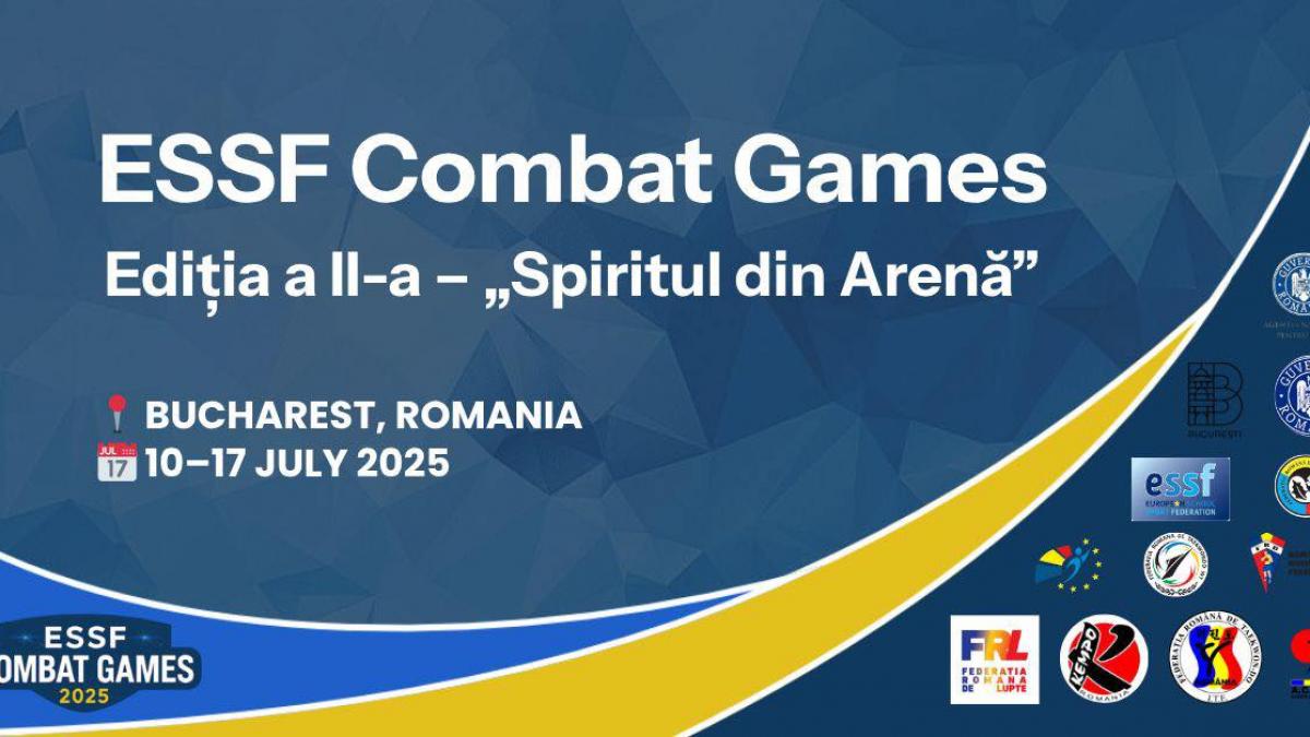 competitia european open school combat games 2025 incepe joi ce sporturi sunt incluse in program