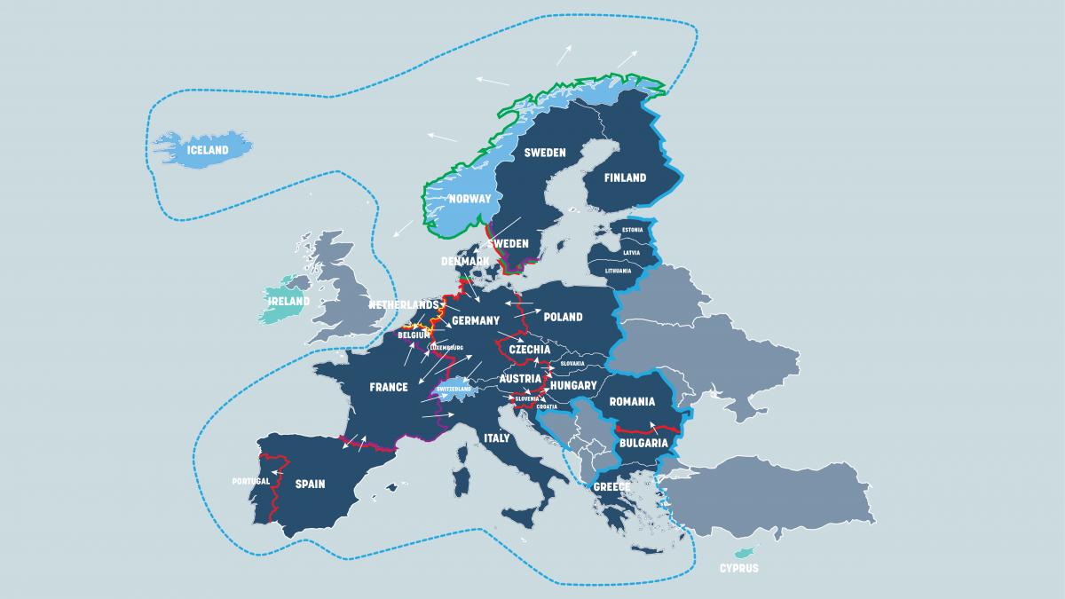 la a 40 a aniversare a schengen controalele devin norma din nou tarile care desfac libertatea de miscare granita cu granita