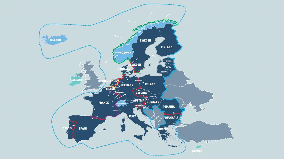 la a 40 a aniversare a schengen controalele devin norma din nou tarile care desfac libertatea de miscare granita cu granita
