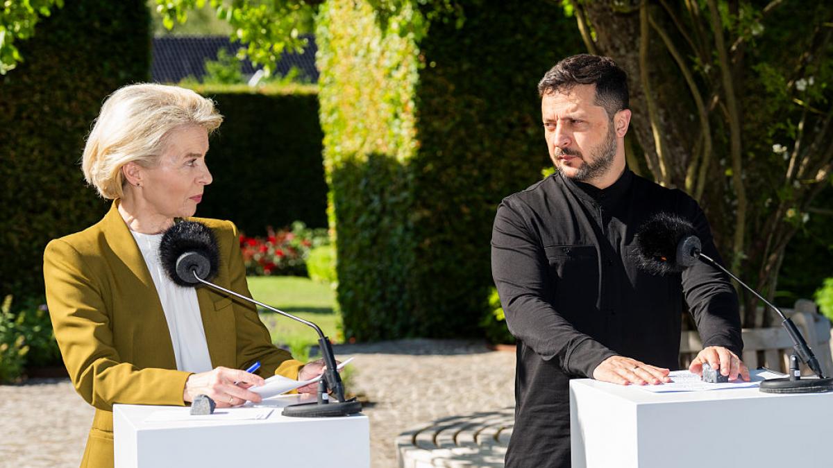 ursula von der leyen si volodimir zelenski