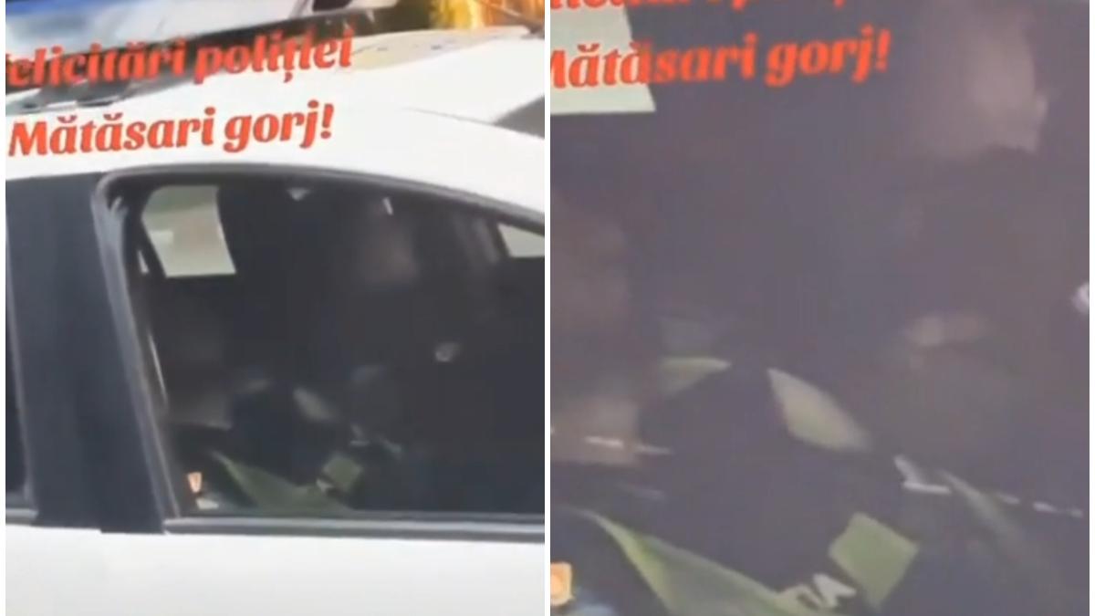 imagini revoltatoare in gorj politisti surprinsi in timp ce dorm in masina in timpul serviciului