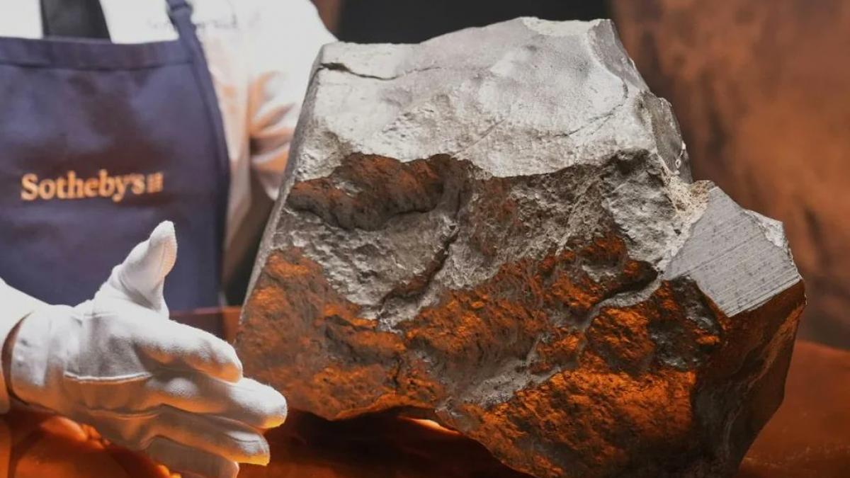 cel mai mare meteorit martian a fost vandut pentru 5 29 de milioane de dolari o capsula geologica a timpului venita din alta lume