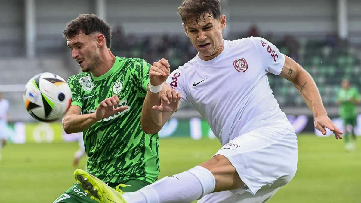 cfr cluj a castigat cu 3 0 meciul cu paksi fc vicecampioana romaniei va juca cu lugano in turul doi preliminar al europa league
