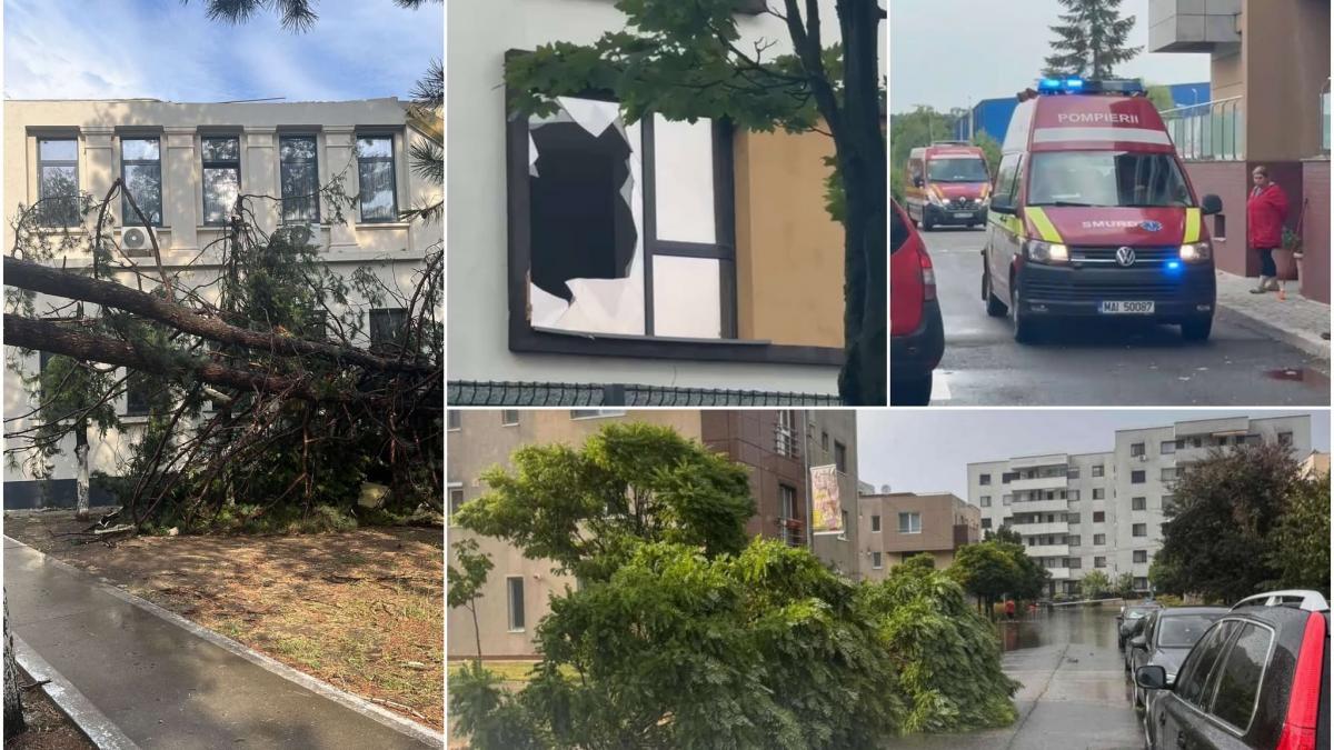 furtuna cu efect de uragan in bucuresti o femeie a fost ucisa dupa ce bucati din acoperisul vecin au zburat la ea in casa