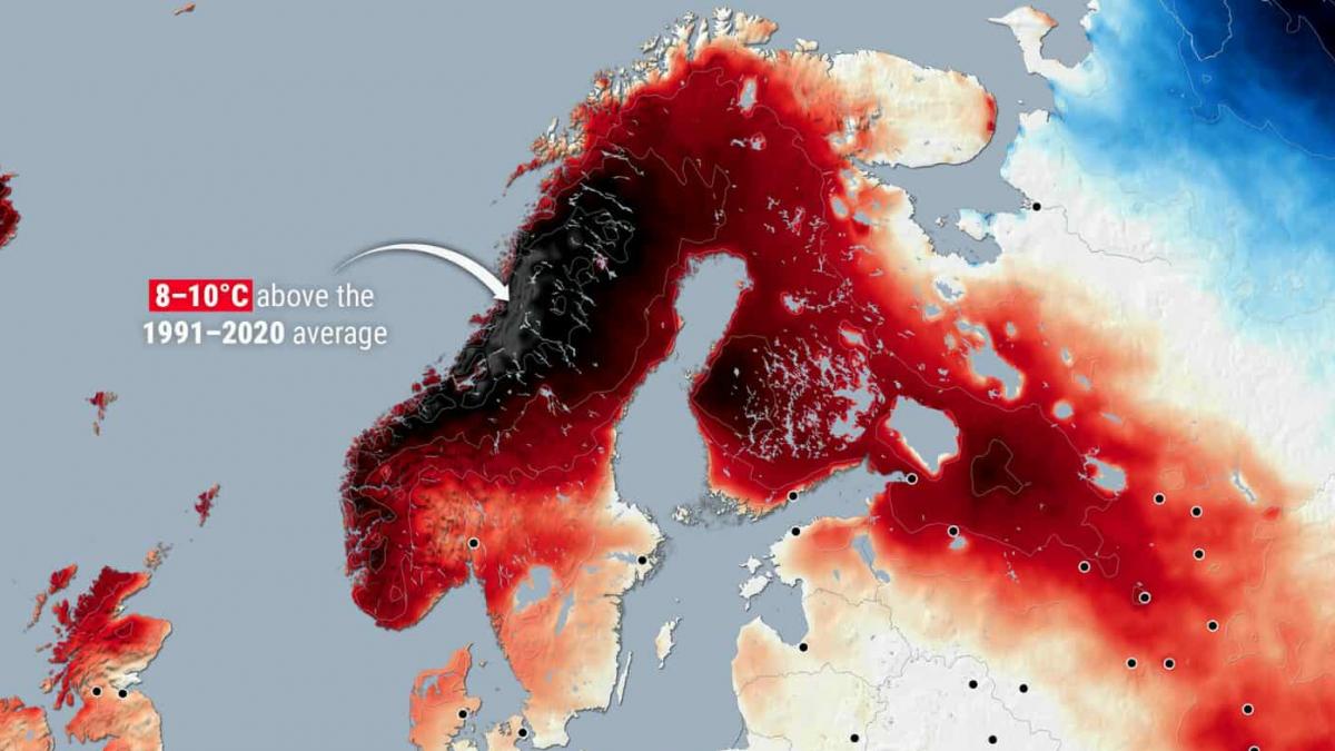 nopti tropicale in apropiere de cercul polar islanda si norvegia lovite de un val de caldura istoric