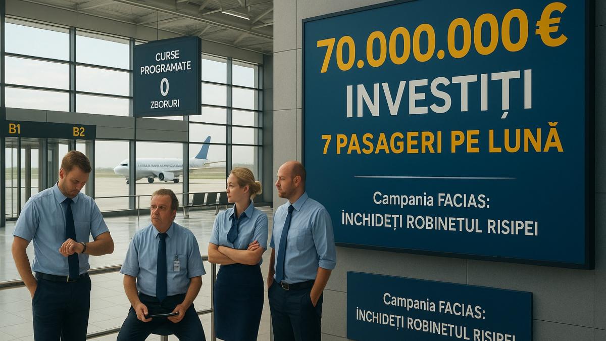 70 de milioane de euro investiti in modernizarea aeroportului tulcea pentru 7 calatori pe luna facias a sesizat parchetul european