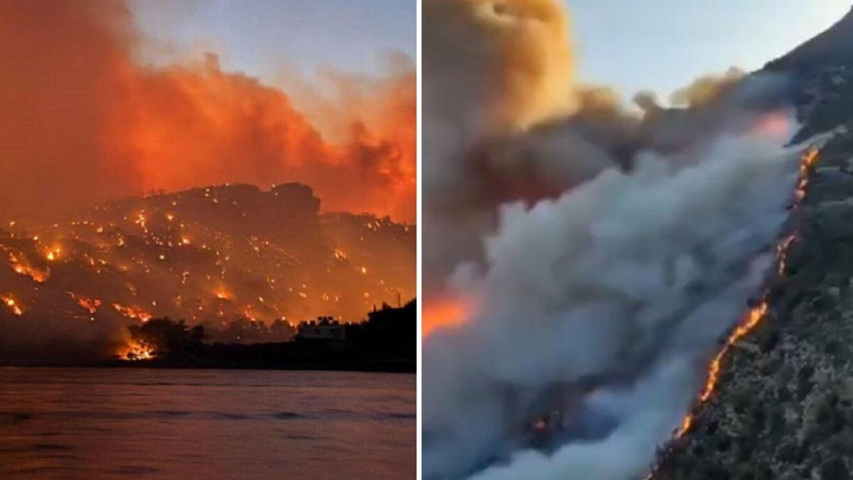 incendii grecia 2025 ce insule sunt afectate in luna iulie