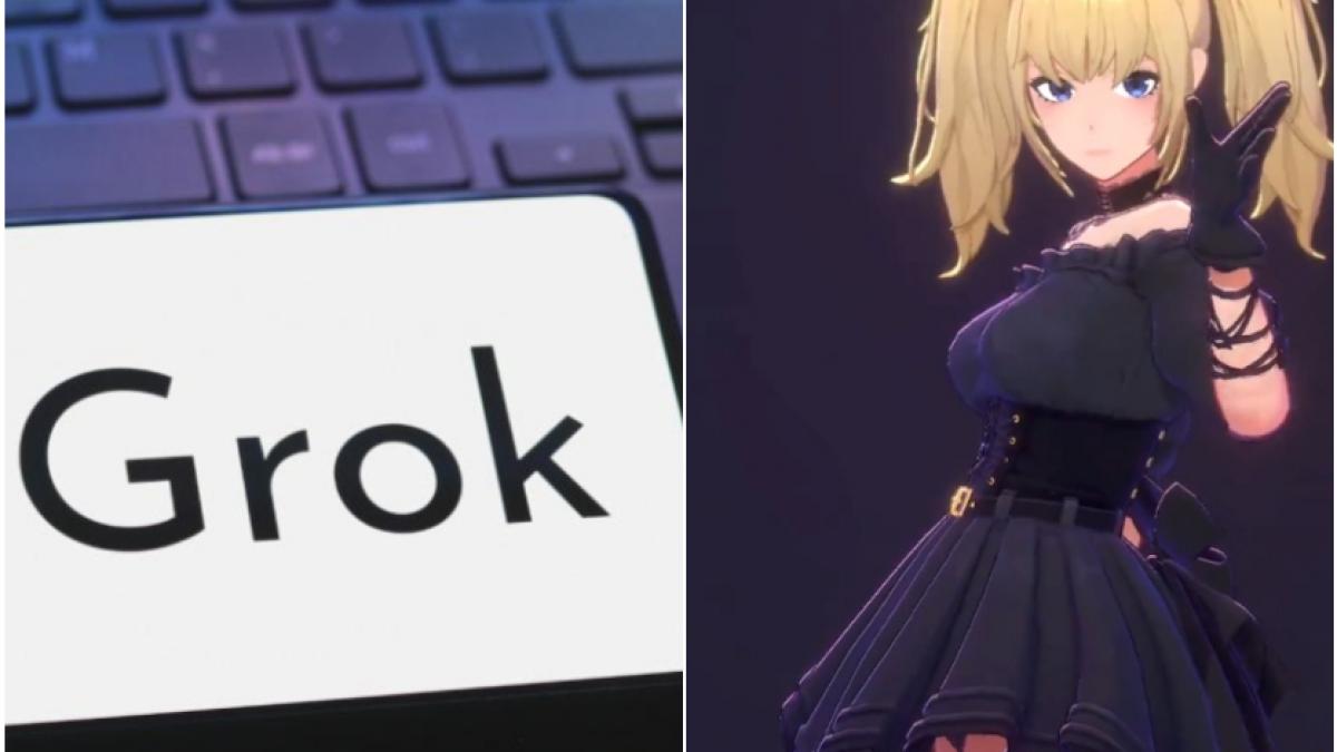 nebunia grok continua chatbotul lui elon musk a lansat o pe ani prietena anime japoneza care se dezbraca la comanda