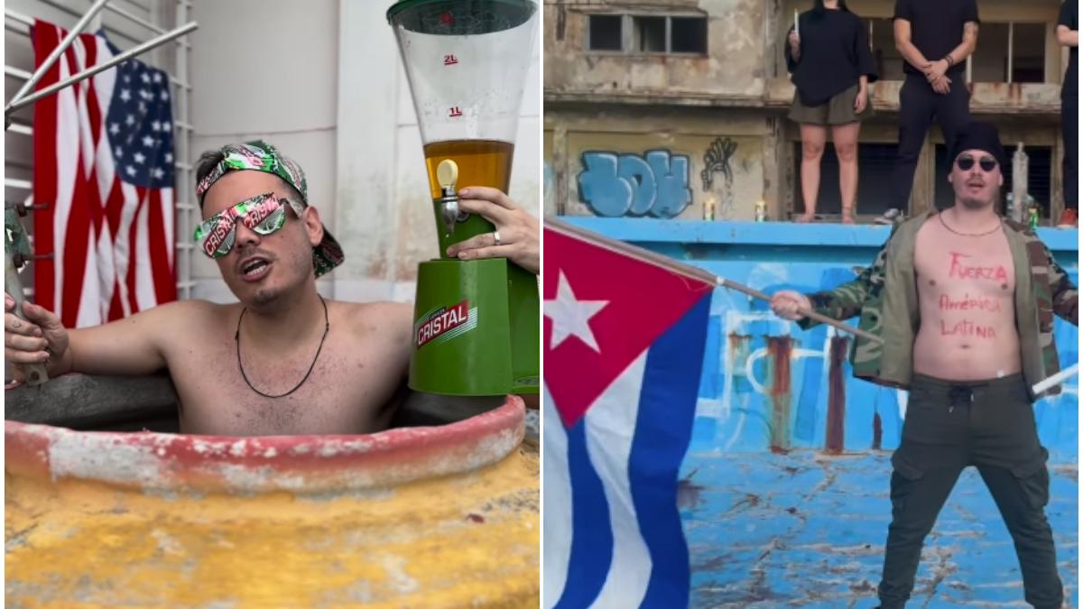 o satira grotesca nepotul lui fidel castro e departe de imaginea revolutionara e influencer are mercedez si se scalda in bere