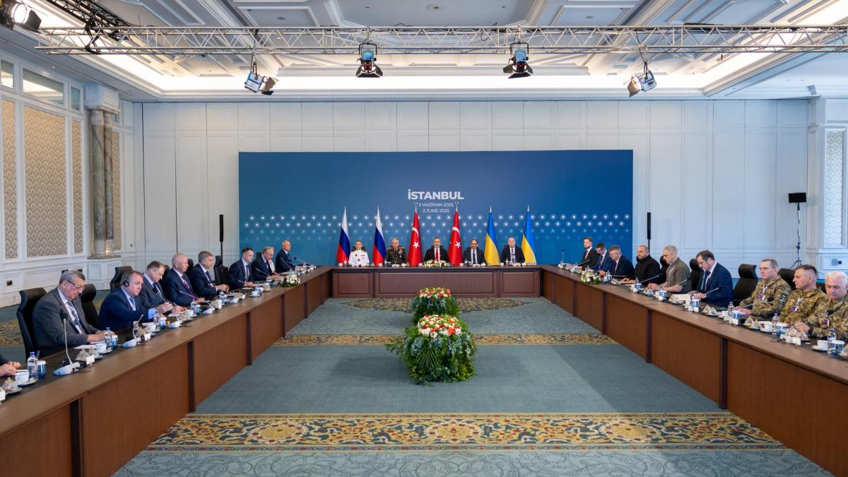 sefii delegatiilor ucraineana si rusa au avut o intalnire privata la instanbul inaintea unei noi runde de negocieri de pace