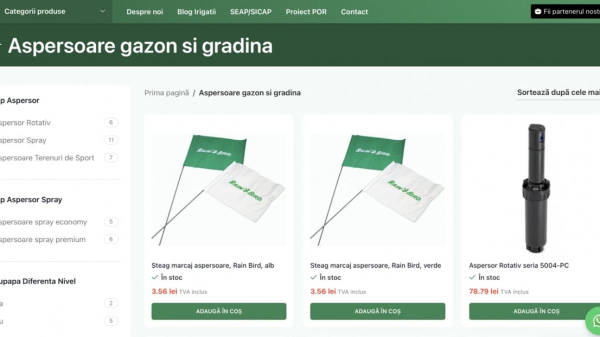 cum alegi aspersorul potrivit pentru gazon si gradina