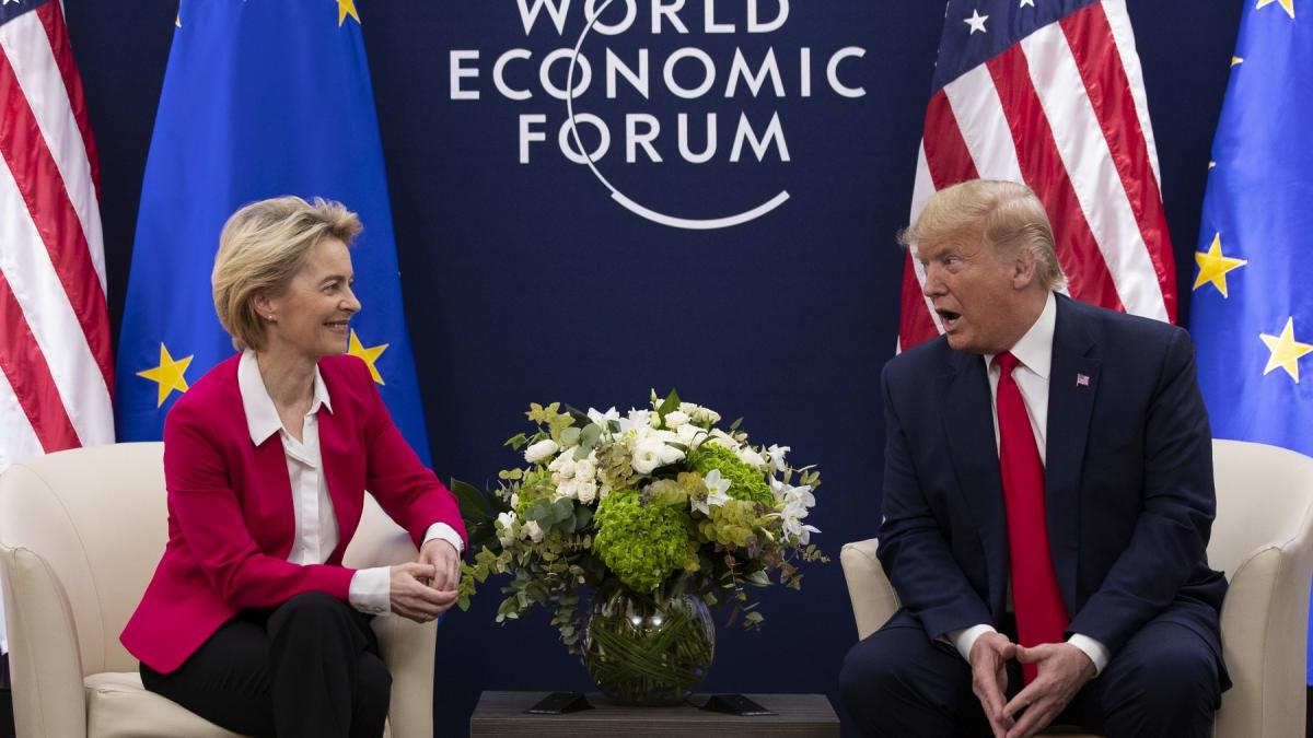 ursula von der leyen merge in scotia sa il convinga pe trump sa renunte la tarifele impuse ue