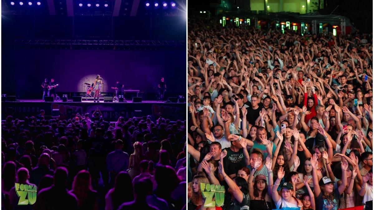 forza zu a facut istorie la timisoara furtuna nu i a speriat pe fani e super concertul era nevoie de artisti de aia am venit