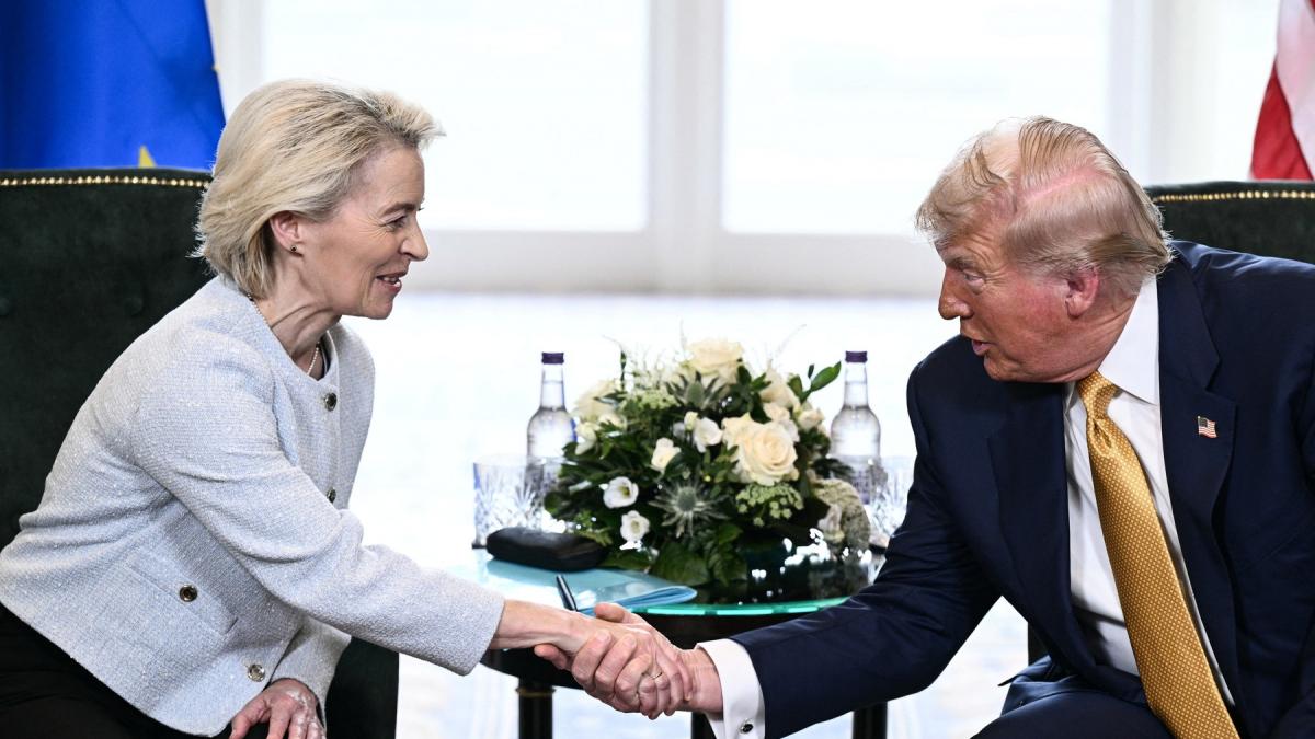 trump incepe discutia cu ursula von der leyen pe tema razboiului comercial si tarifelor cred ca vom avea rezultat in cam o ora