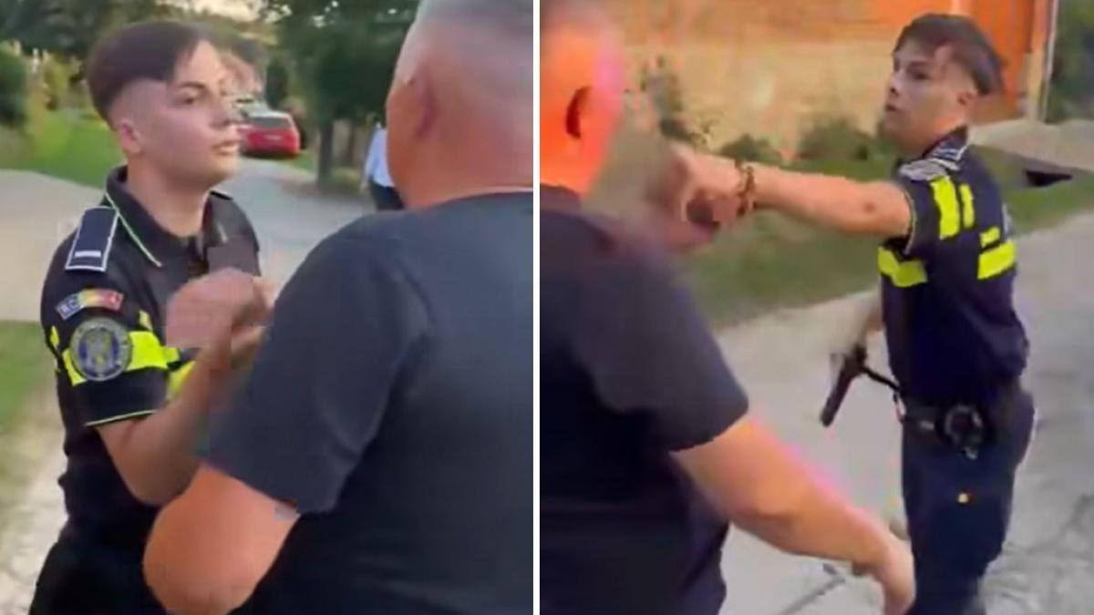 un politist din caras severin a fost atacat de mai multi oameni dupa ce a oprit un barbat beat care conducea un atv