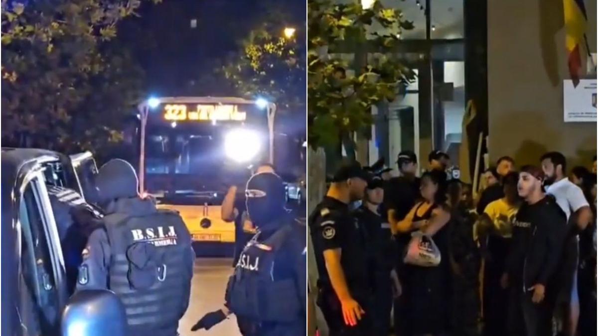 clanurile pian si purcel au facut circ si s au imbrancit cu jandarmii la diicot 20 de suspecti retinuti in dosarul de proxenetism