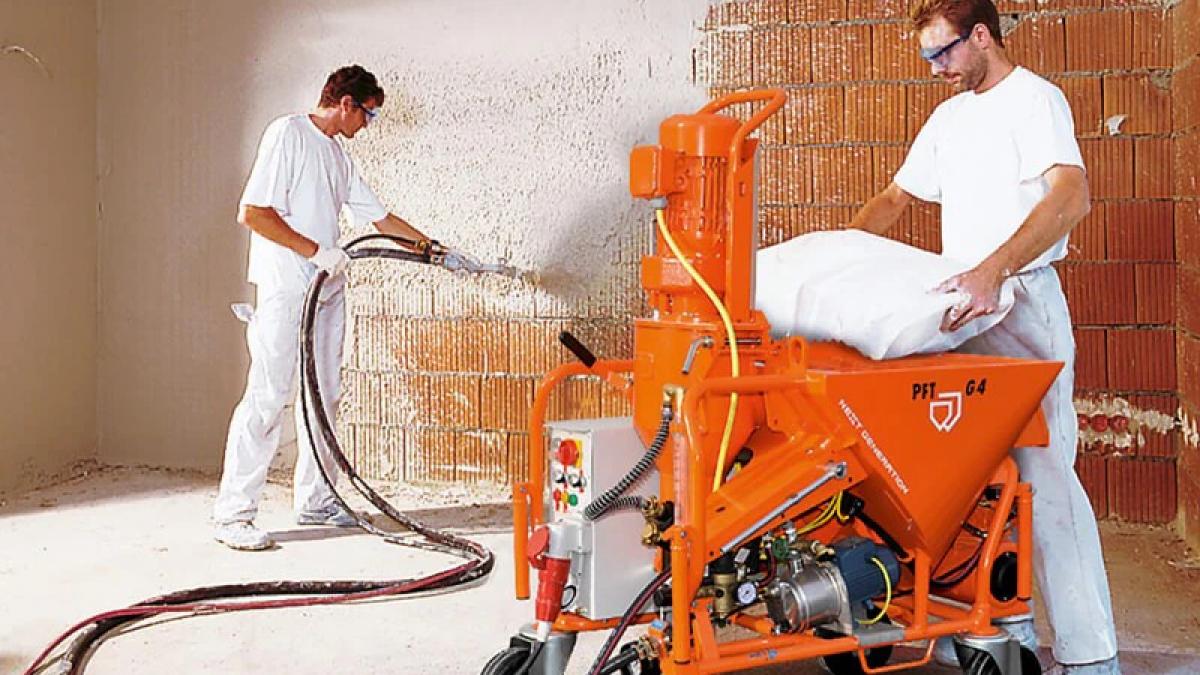 top 5 beneficii ale utilizarii masinilor de tencuit in lucrarile de finisaj