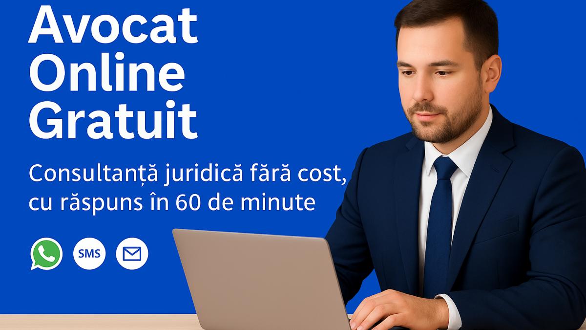 avocat online gratuit consultanta juridica fara cost cu raspuns in 60 de minute