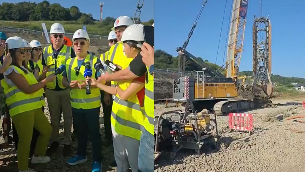 incep lucrarile subterane la metroul din cluj se construieste putul de lansare pentru cartite boc a facut precizari de pe santier