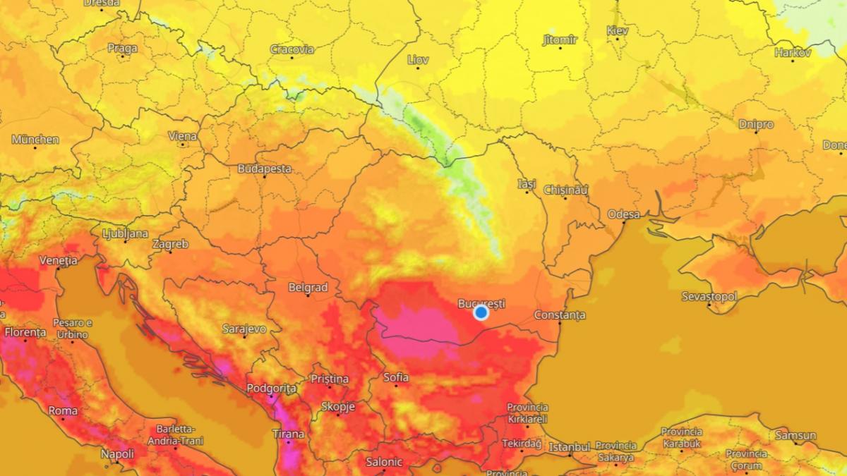 meteorologii anunta temperaturi de 41 de grade celsius si o noapte tropicala cod rosu de canicula in doua judete