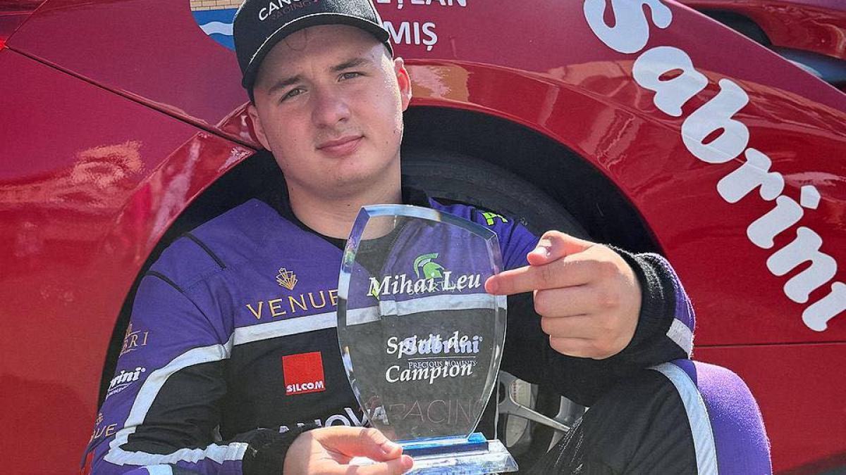 raliu cel mai tanar pilot din campionatul super rally a primit in premiera trofeul mihai leu spirit de campion