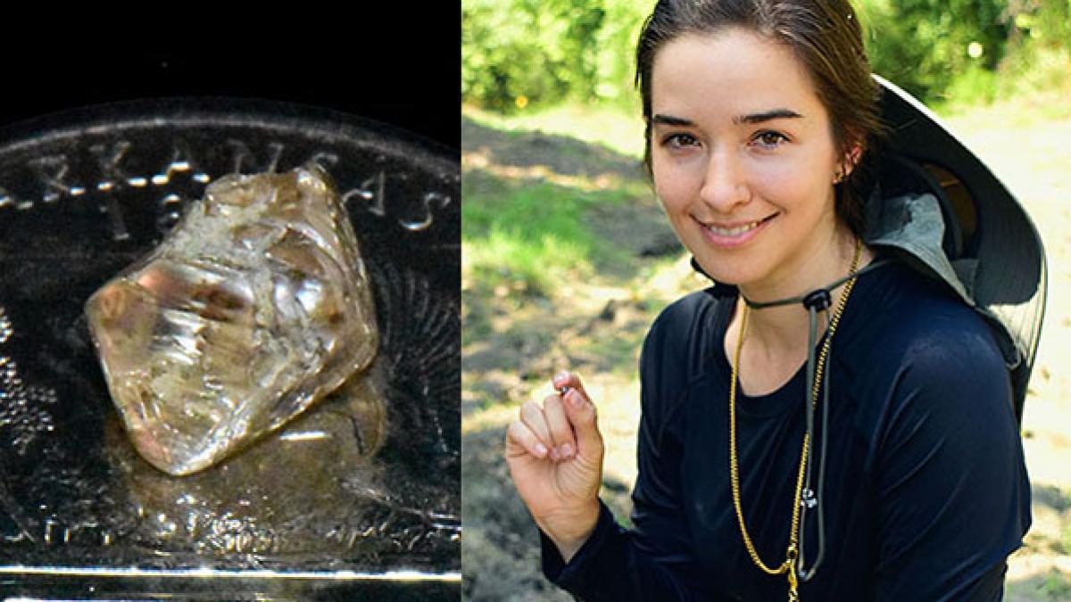 de la noroc la logodna povestea unei tinere care a gasit un diamant de 2 3 carate in timp ce se plimba printr un parc din sua