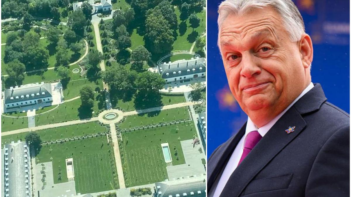 scandal in ungaria dupa dezvaluiri ca orban are un castel si gradini cu zebre un deputat a publicat fotografii cu mosia premierului