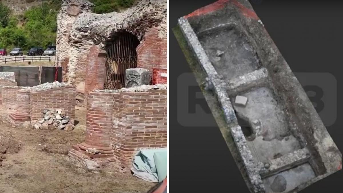 descoperire arheologica impresionanta veche de aproape 2 000 de ani ce au scos la lumina sapaturile in domul peristil din amiternum