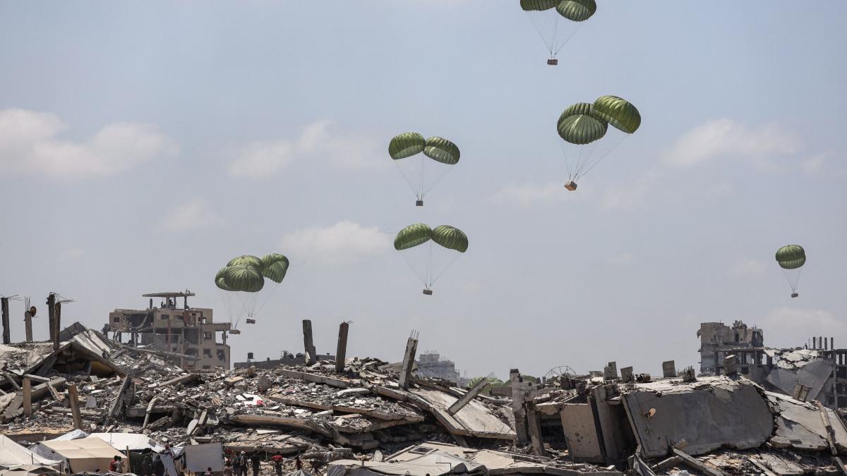 germania a parasutat peste 190 de tone de ajutoare umanitare in fasia gaza