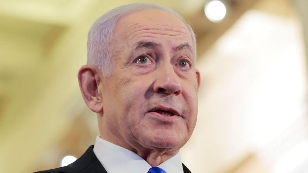 netanyahu vorbeste la tv despre un israel mare care include teritoriile palestiniene si parti din egipt si iordania