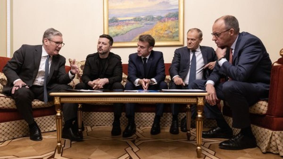 la intalnirea de la washington dintre trump si zelenski au fost invitati si lideri europeni