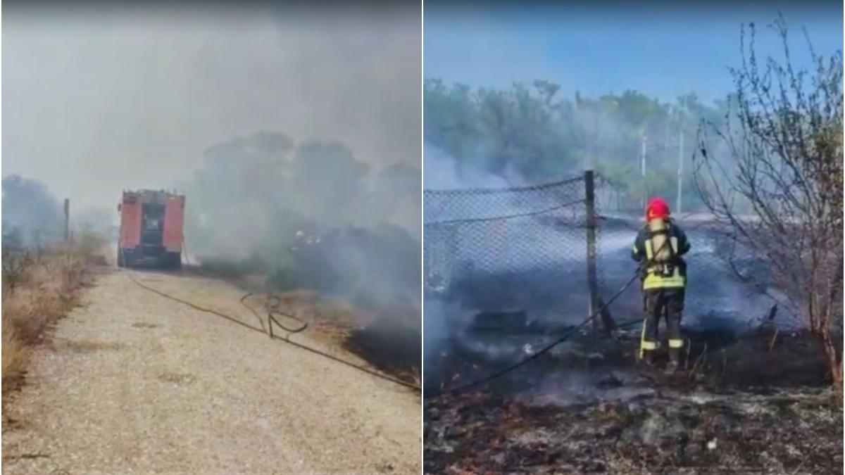 s a reluat circulatia intre medgidia si mircea voda trenurile fost blocate ore in sir dupa un incendiu violent de vegetatie
