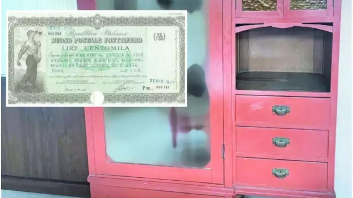 un italian a cumparat un dulap cu doar 200 de euro dar a gasit in el o comoara uriasa cine are dreptul la cei 190 000 de euro