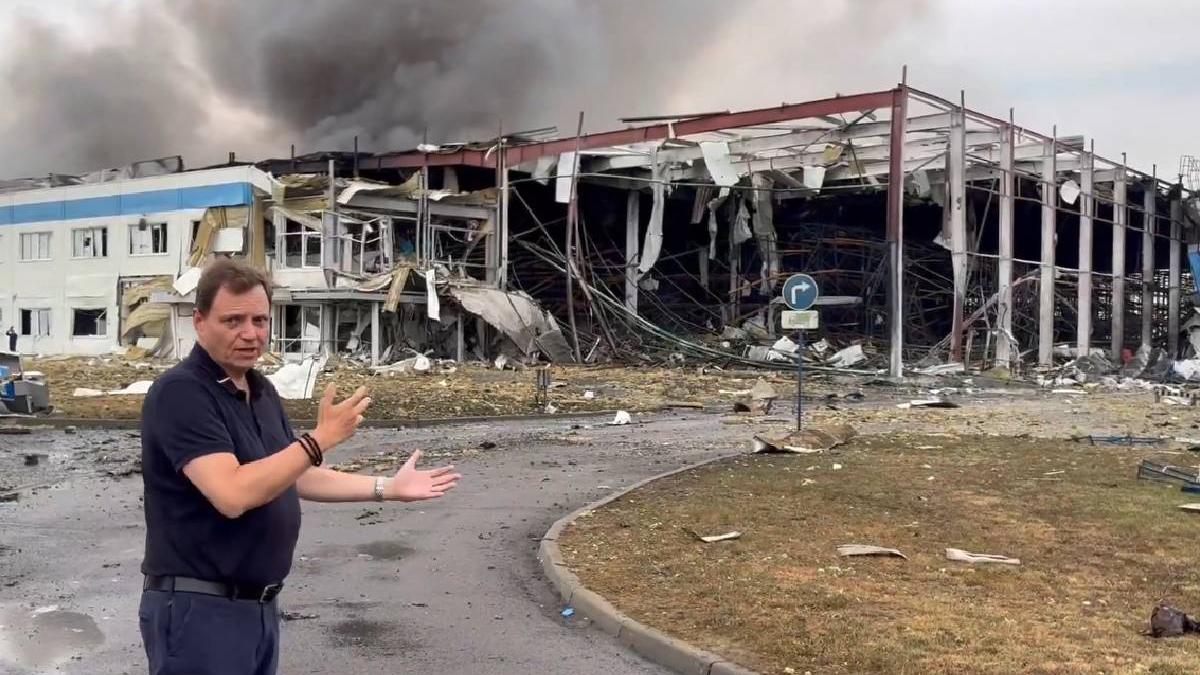o fabrica americana din ucraina a fost distrusa cu rachete de rusi zelenski a fost un atac deliberat