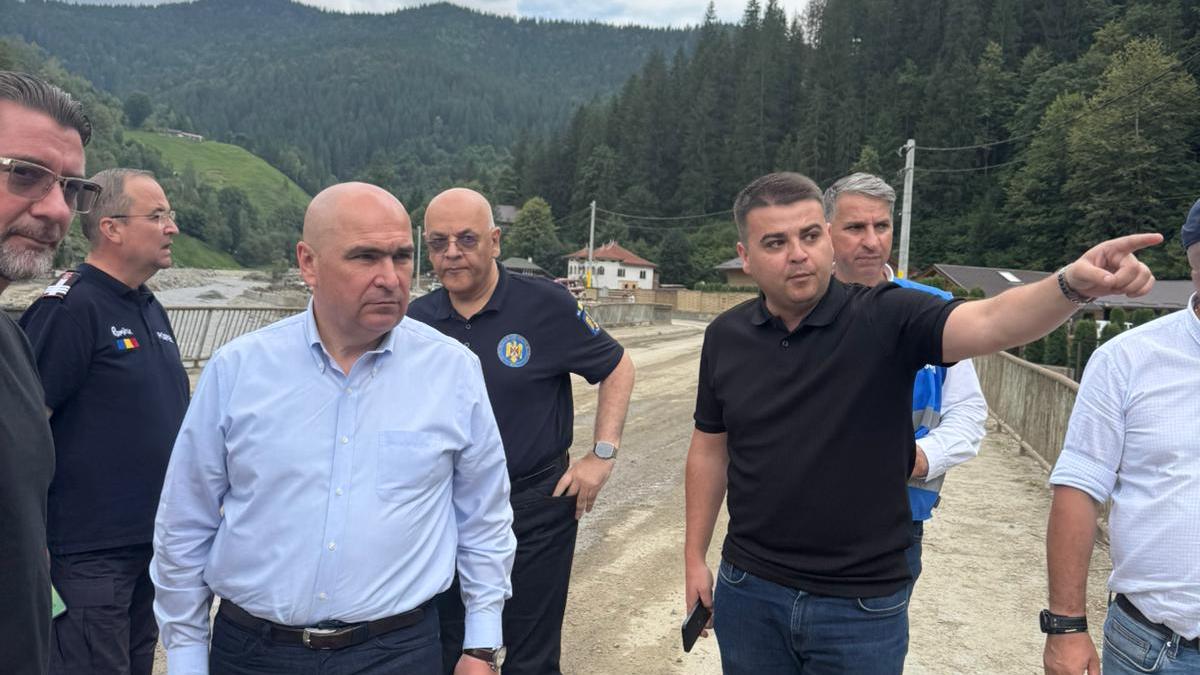 premierul ilie bolojan a facut o vizita neanuntata la brosteni