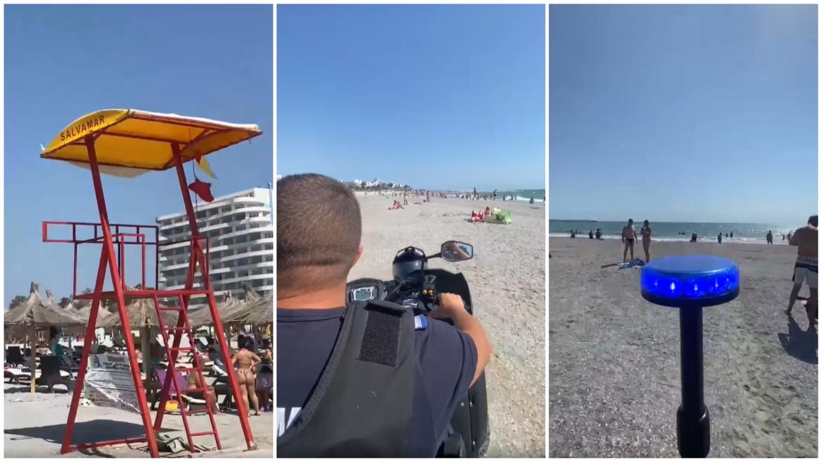 scandal pe litoral un turist a fost scos cu catuse din mare pentru ca s a dus sa inoate dupa ce a fost ridicat steagul rosu