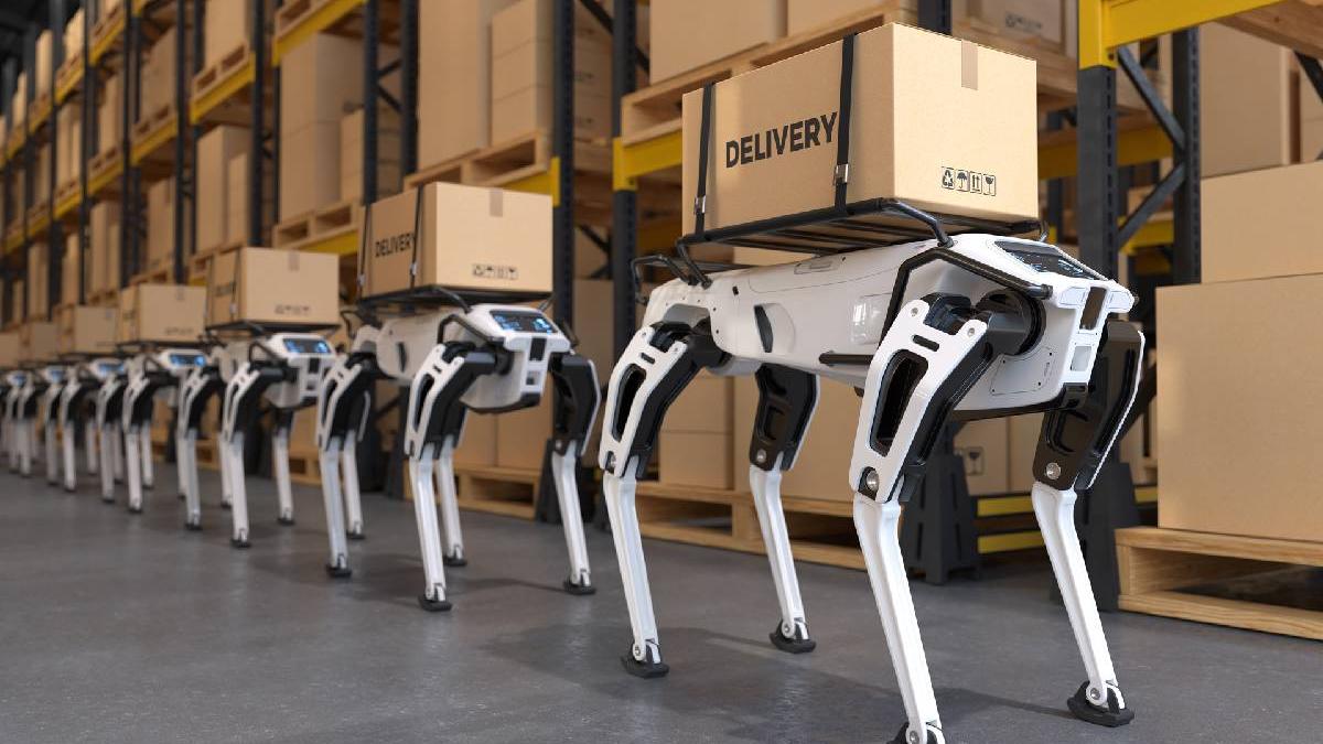 viitorul livrarilor a sosit intr o tara din europa cainele robot care iti aduce pizza la usa