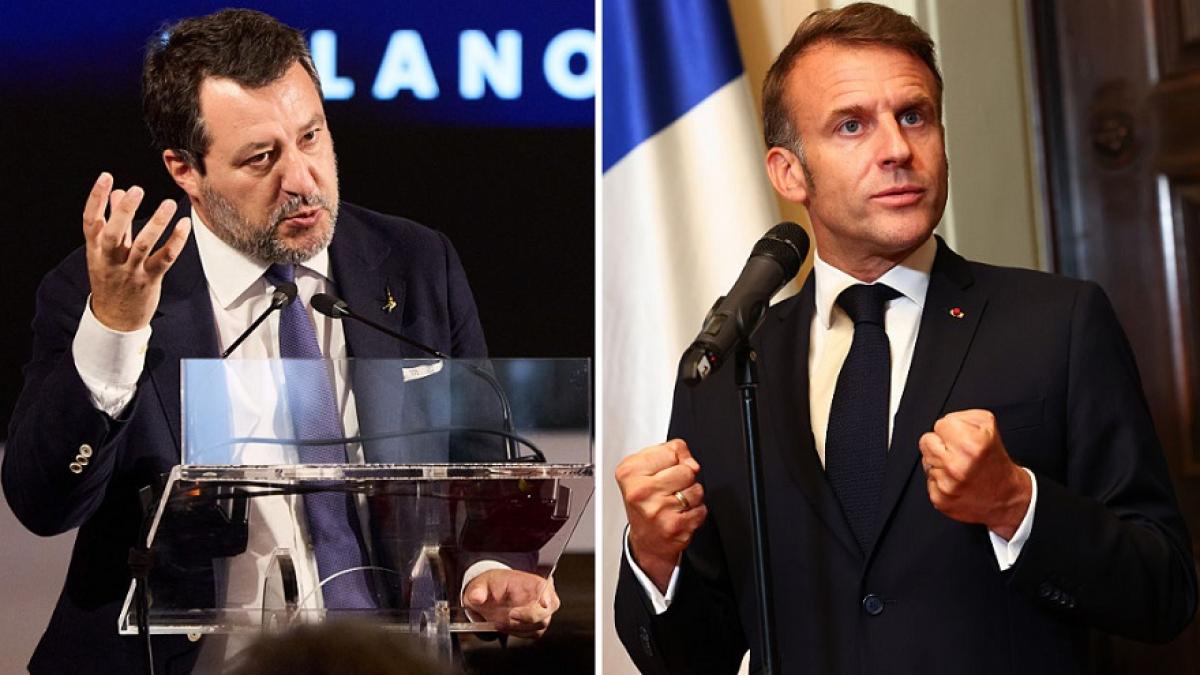 scandal diplomatic intre franta si italia dupa ce matteo salvini l a trimis pe macron la razboi cu o pusca si o casca