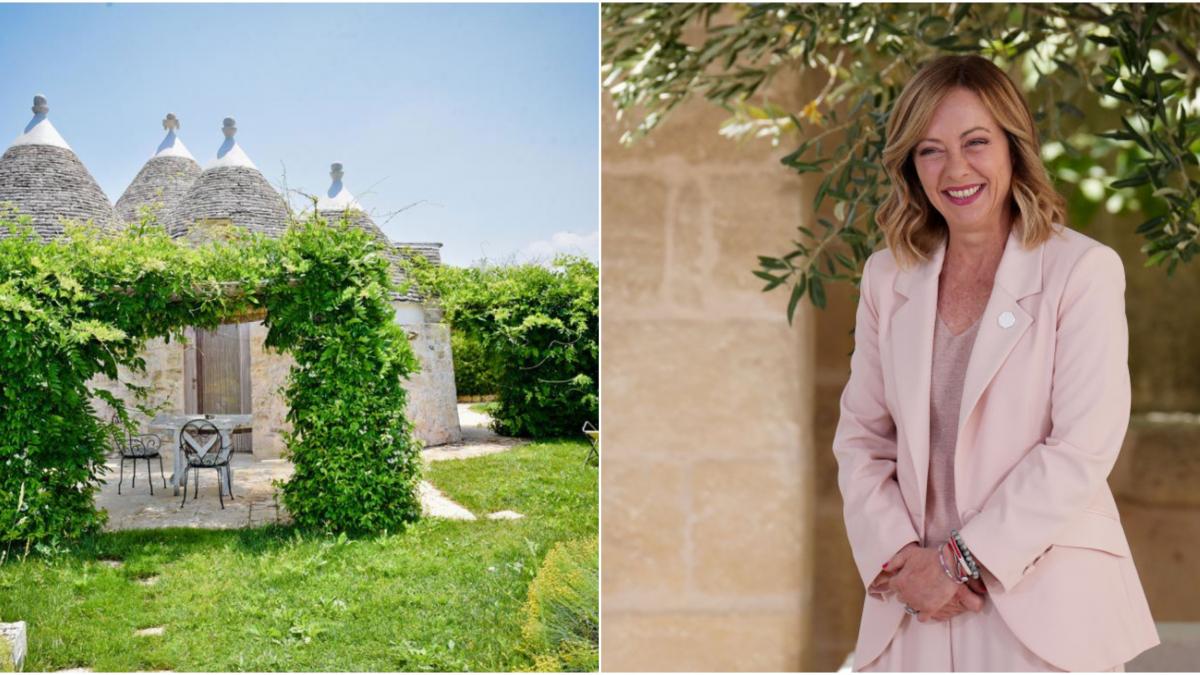 cum arata locul in care giorgia meloni isi petrece vacanta de vara este insotita de fiica ei si de fostul partener