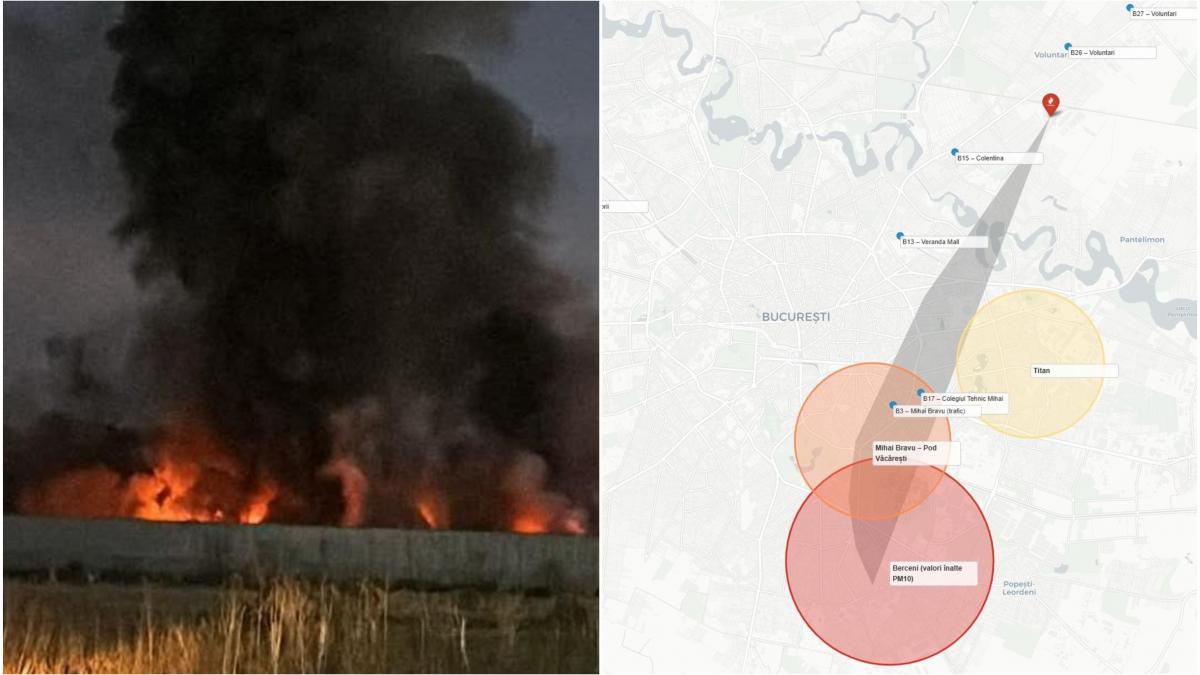 cat de poluat a fost aerul din bucuresti dupa incendiul de la dragonul rosu ministrul mediului anunta valorile uriase