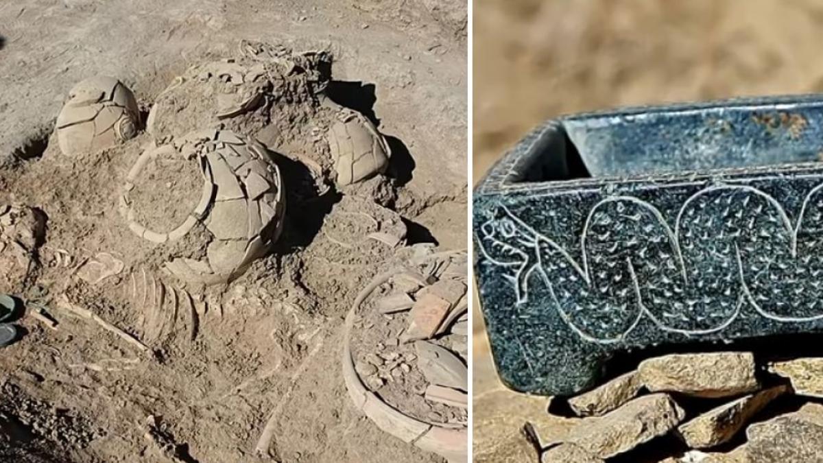 bijuterii din aur si sigilii misterioase au fost gasite intr un mormant vechi de 4 000 de ani care apartine unei adolescente