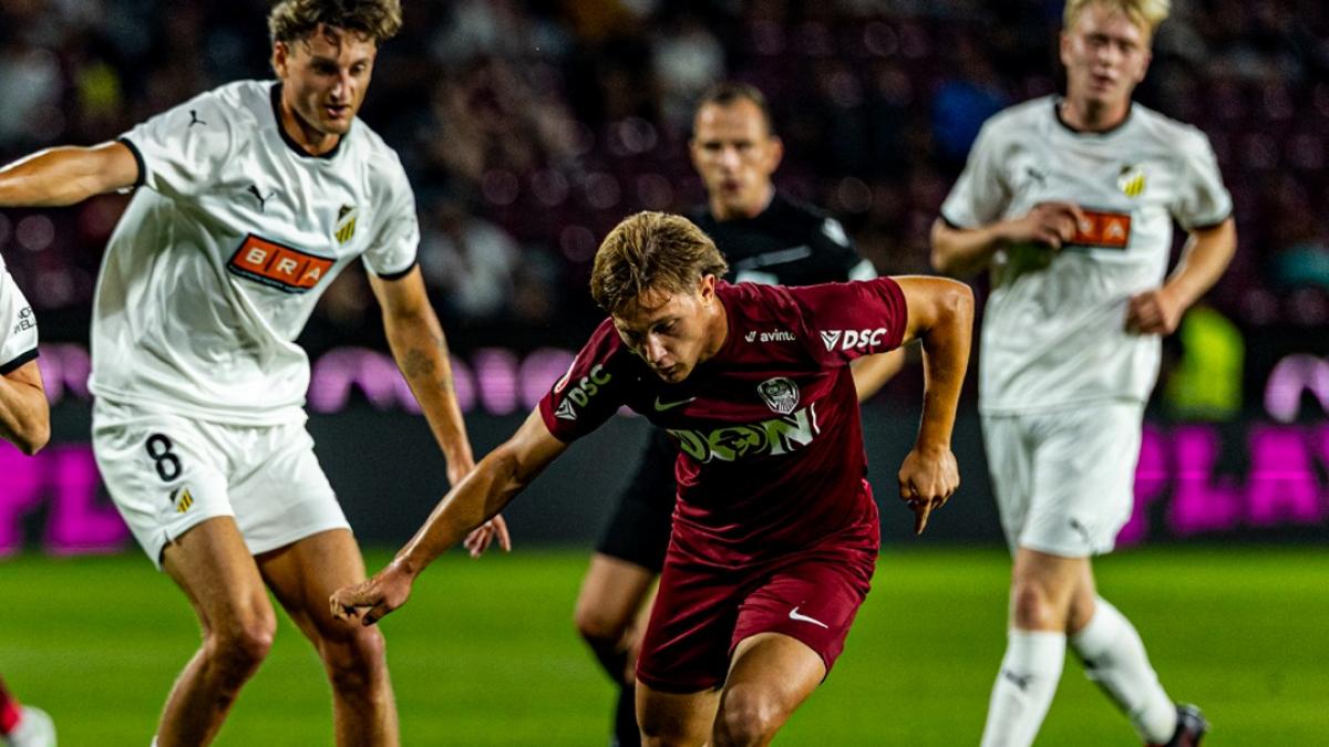 cfr cluj a fost eliminata din europa conference league dupa victoria cu 1 0 in fata echipei hacken
