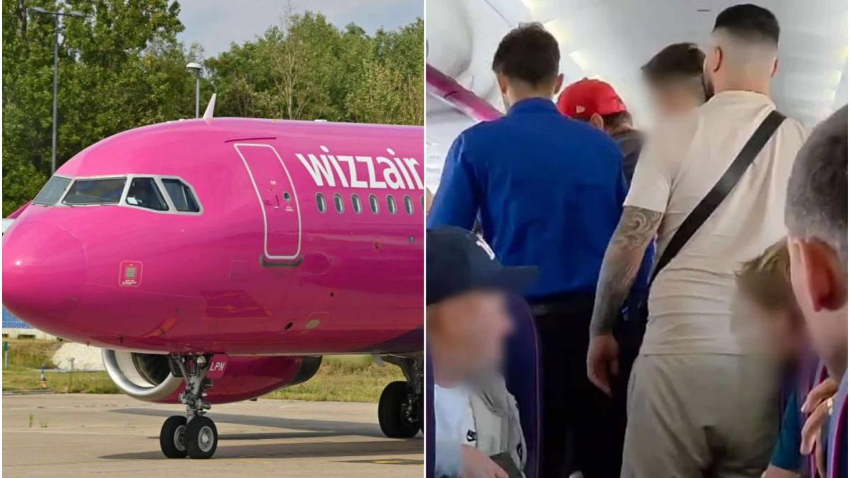 imagini cu momentul in care barbatul agresiv dintr o cursa wizz air este imobilizat de alti pasageri slava sosoaca