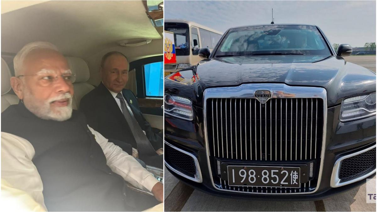 imagini din limuzina aurus a lui putin premierul indian a publicat fotografii dupa ce liderul rus l a plimbat cu masina in china