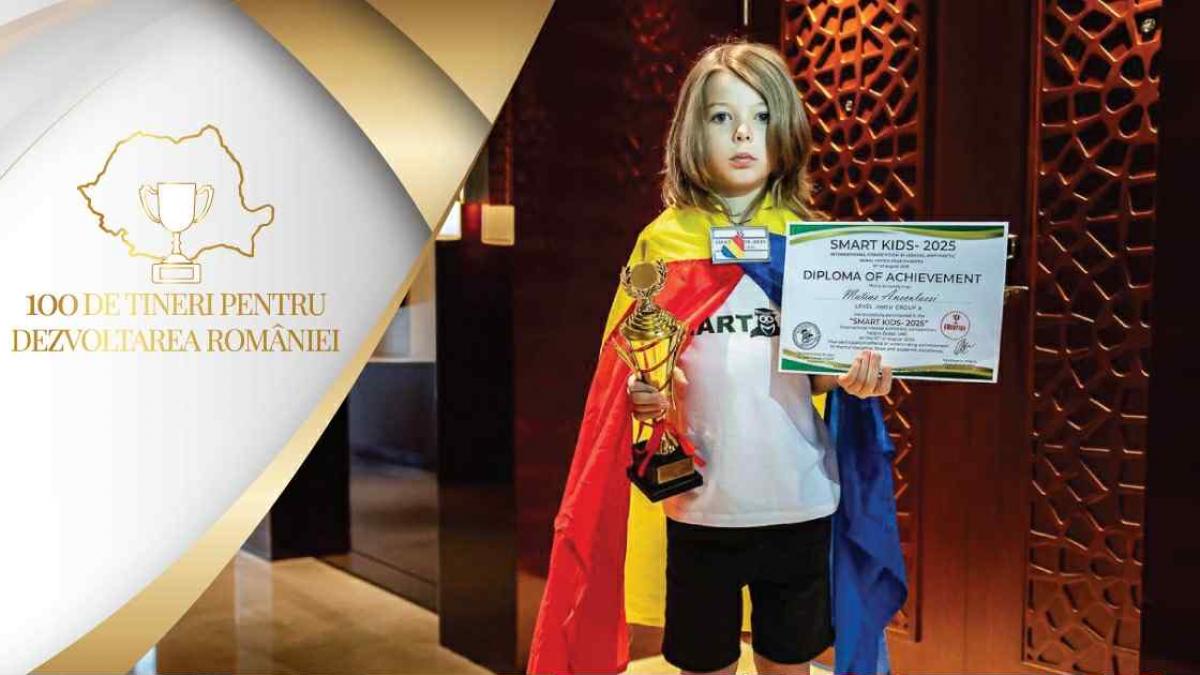 mintea lui face calcule cu viteza luminii matias aneculaesi 9 ani in campania 100 de tineri pentru dezvoltarea romaniei