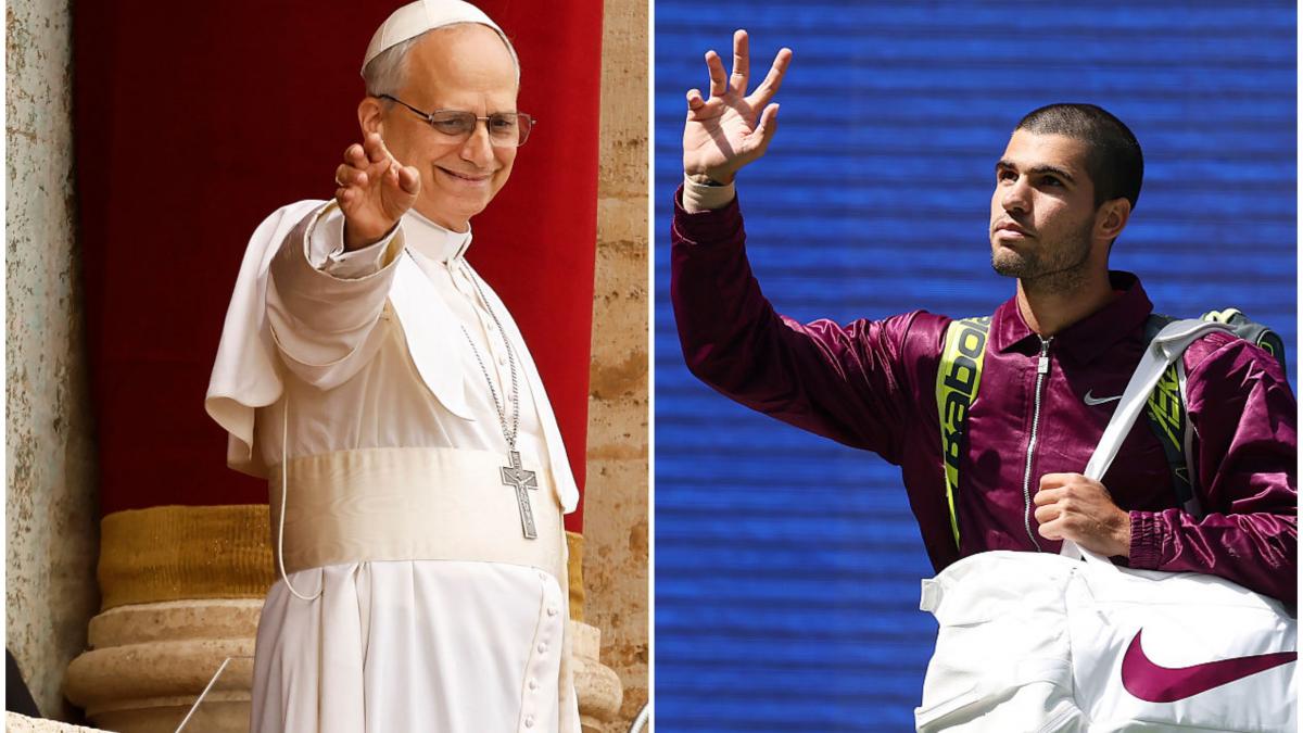 dupa ce papa leon a reamenajat terenul de tenis de la resedinta de vara carlos alcaraz a spus ca vrea sa joace o partida cu el