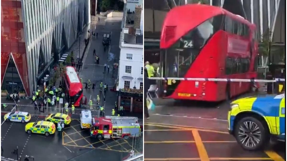 lumea tipa a fost ingrozitor raniti pe o strada aglomerata din centrul londrei dupa ce un autobuz a lovit mai multi pietoni
